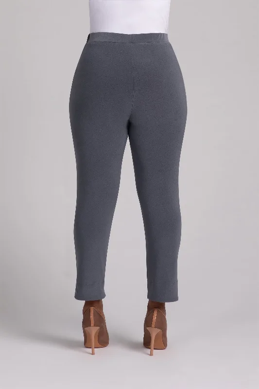 Hepburn Ankle Pant | Melange Gunmetal