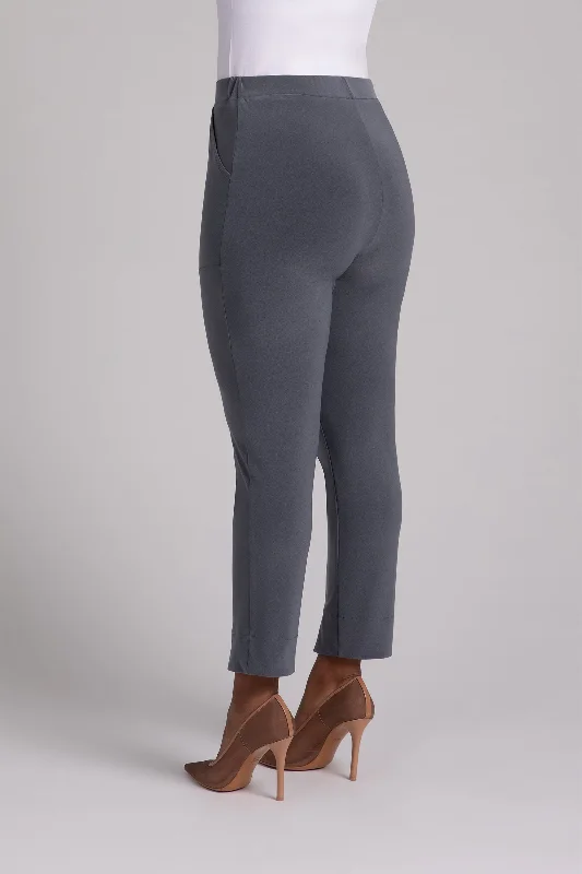 Hepburn Ankle Pant | Melange Gunmetal