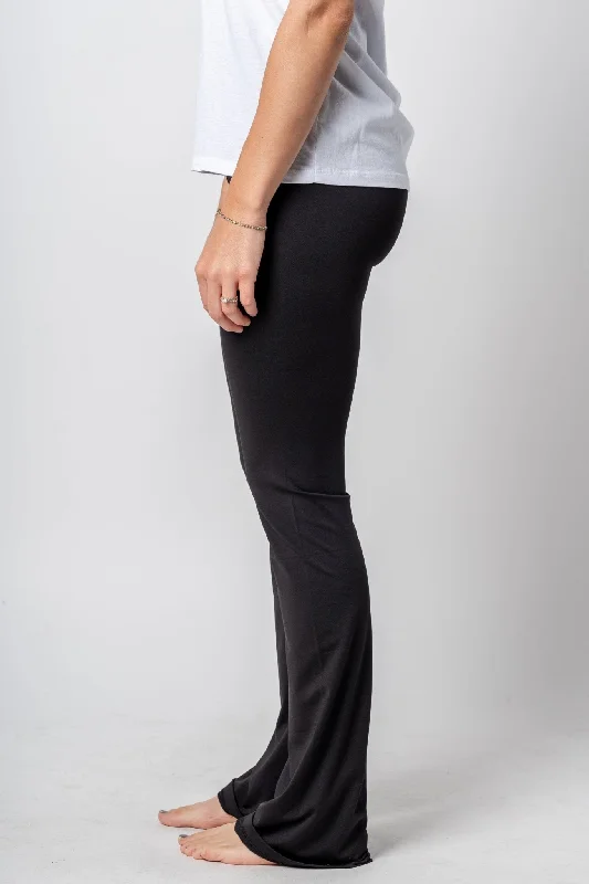 High waist flare leggings black