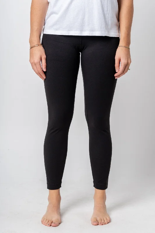 High waist leggings black