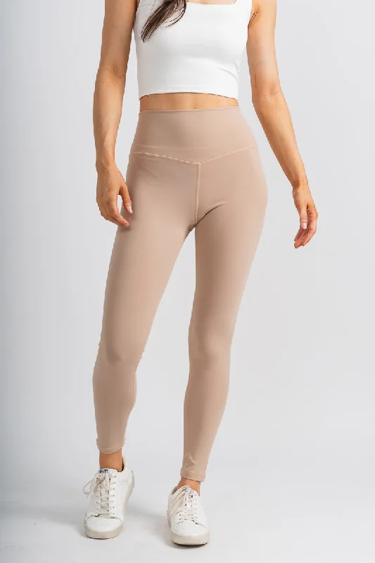 High waist leggings mocha