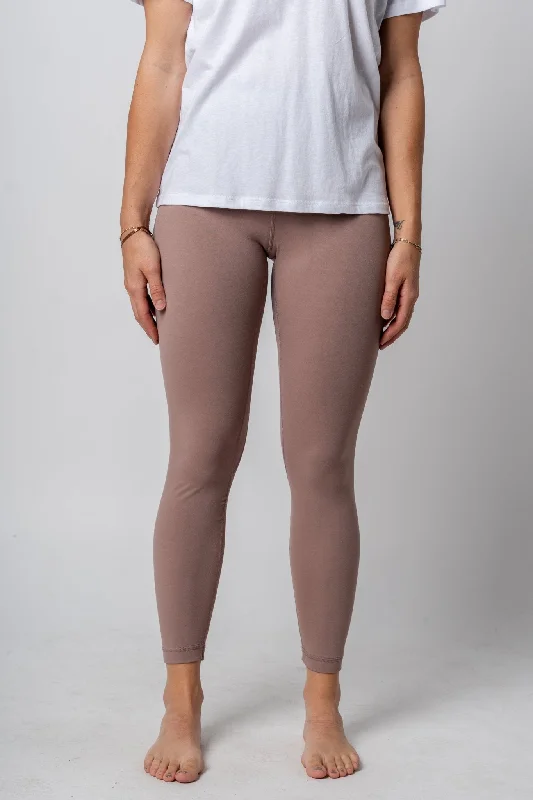 High waist leggings pink clay