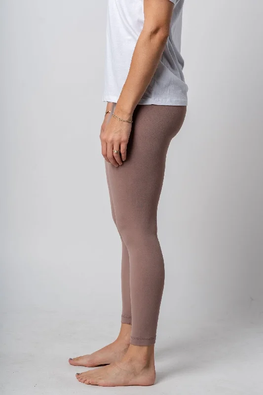 High waist leggings pink clay