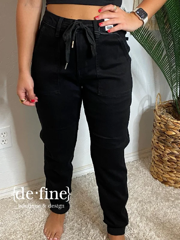 Judy Blue High Waist Black Jogger