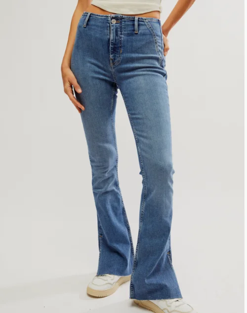 Level Up Slit Bootcut by Free People