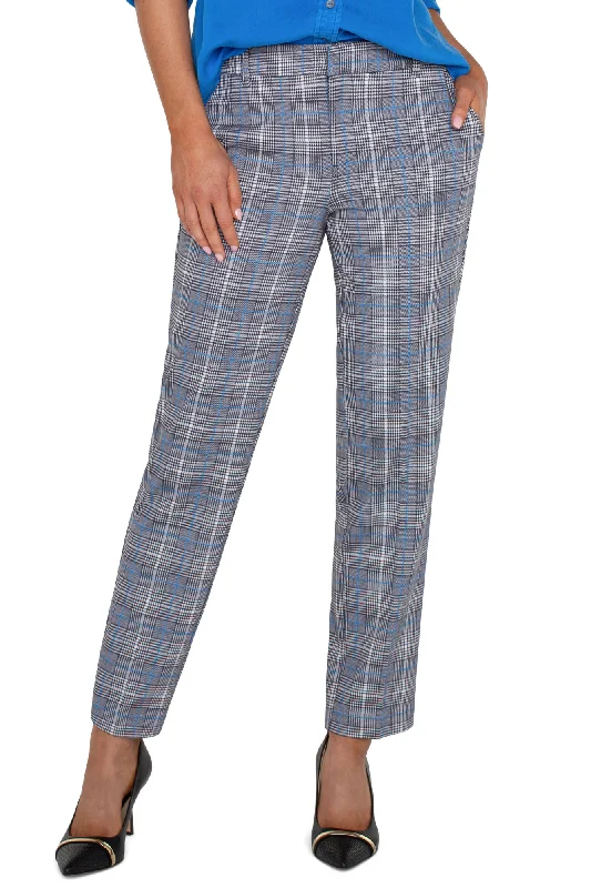 Liverpool Kelsey Plaid Knit Trouser