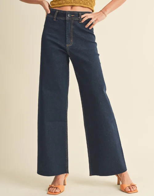 Summer Daze Straight Wide Leg Denim