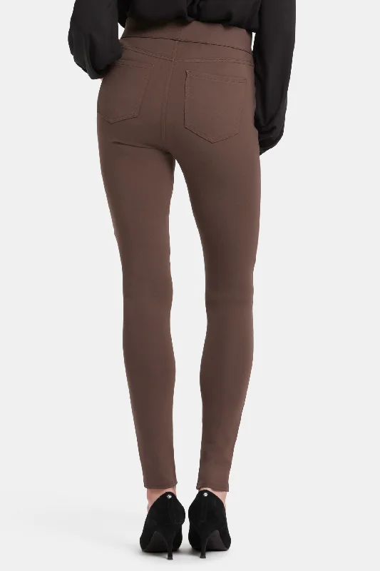 Modern Legging Pants - Coffee Bean