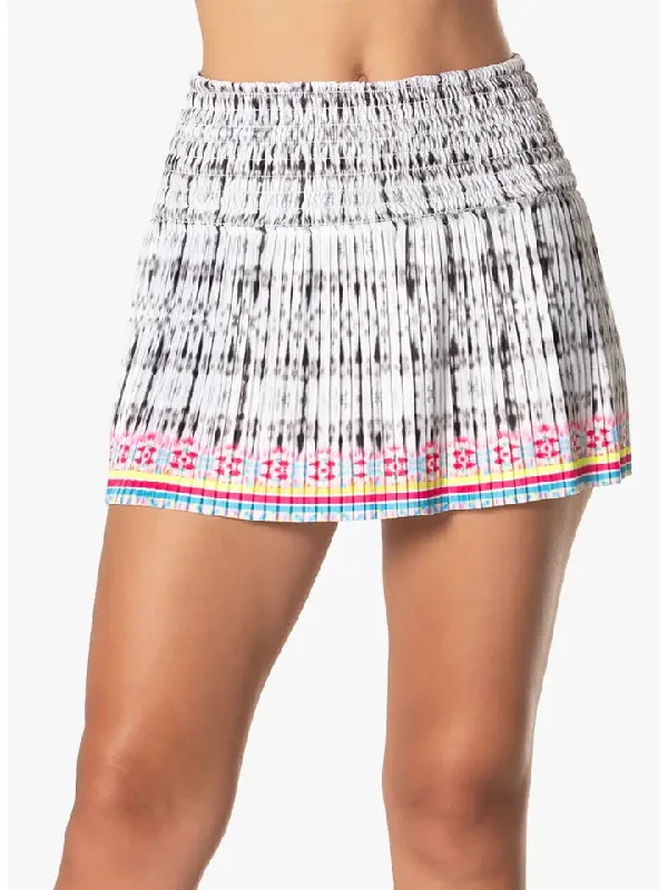 Obscuro Smocked Tennis Skirt