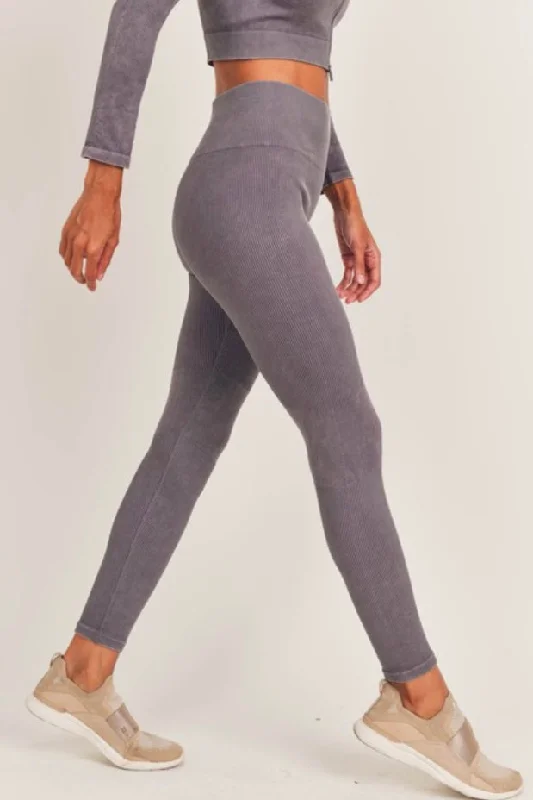 Ribbed Seamless High Waist Leggings