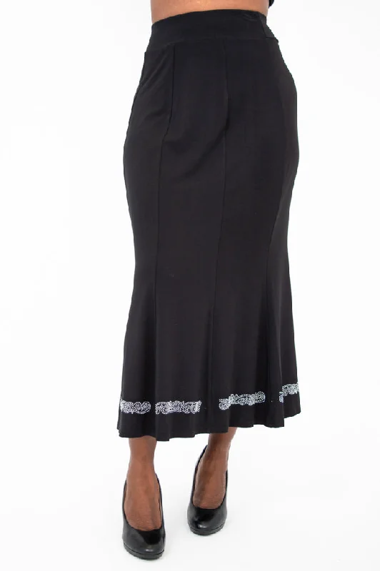 Richmond Skirt, Black Diamond, Bamboo