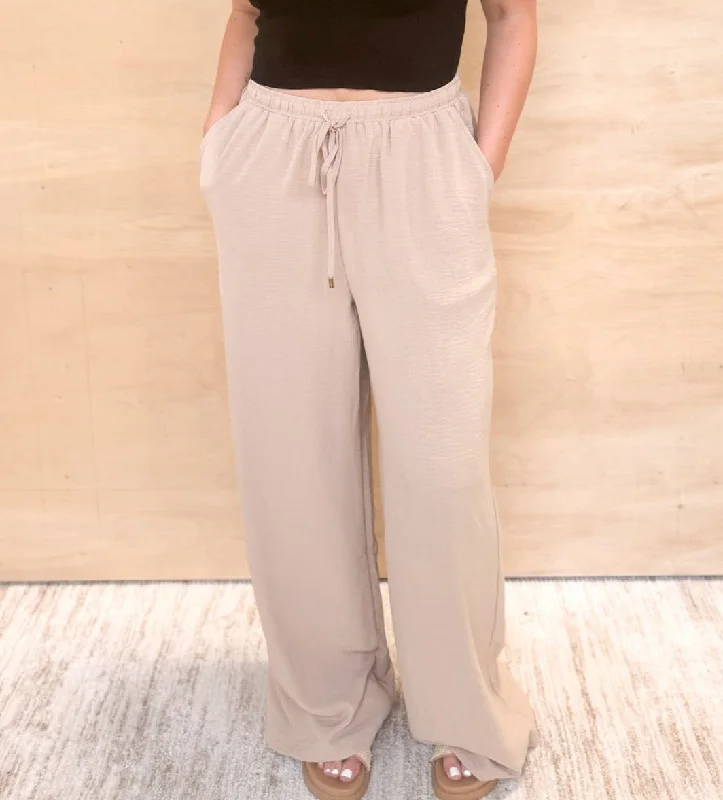 Soft & Airy Pants - Latte