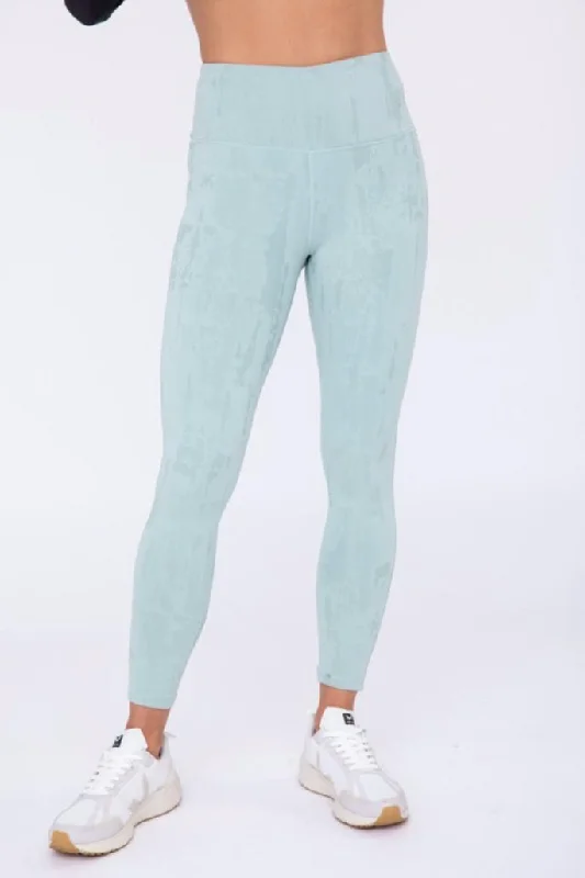 Stucco Textured High Waist Leggings