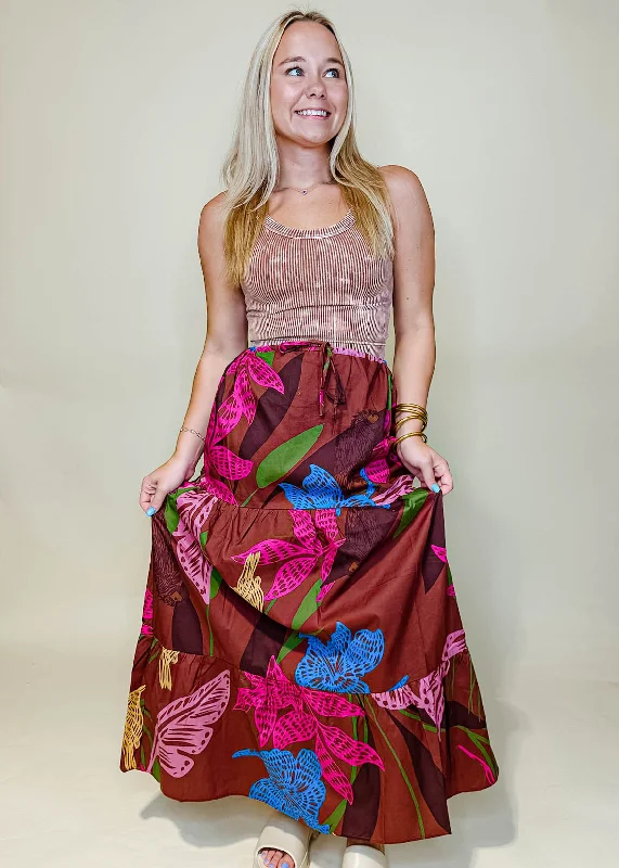 Wilma Floral Maxi Skirt