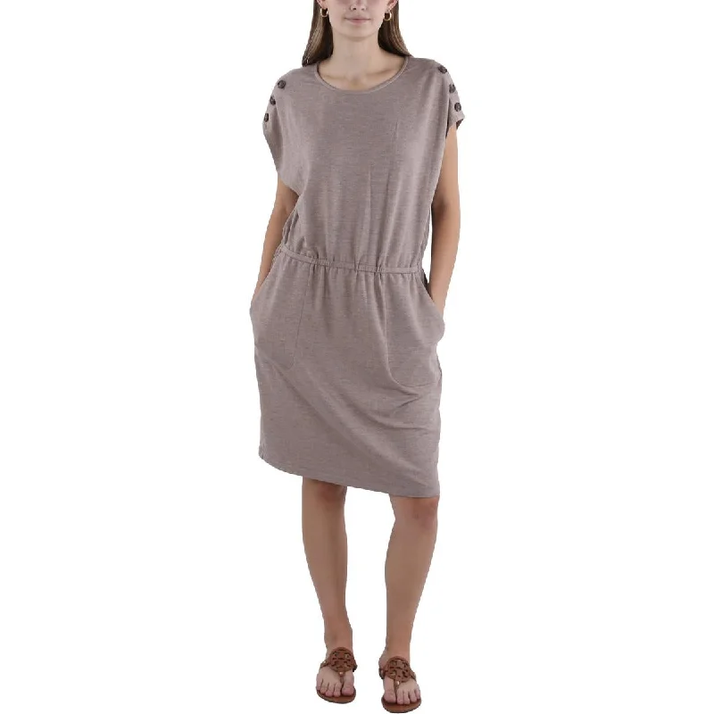 Calvin Klein Womens Dry Fit Mini Athletic Dress Elegant Sequin Mini Dress