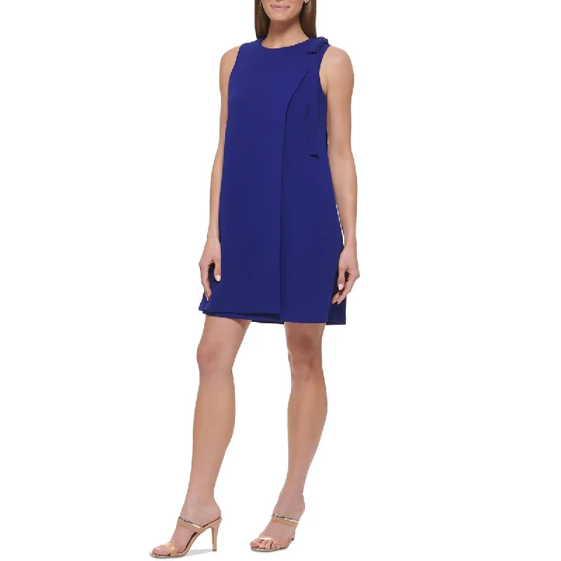DKNY Womens Petites Office Mini Wear To Work Dress Stylish Summer Mini Dress