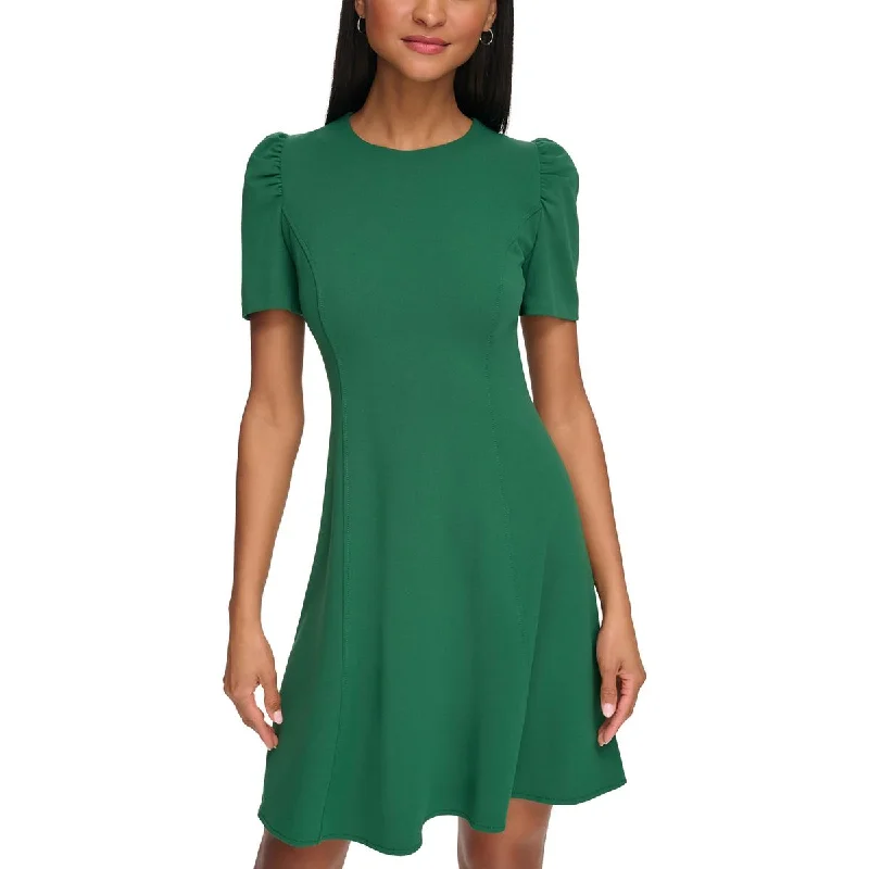 Karl Lagerfeld Paris Womens    Formal Mini Sheath Dress Classic Solid Mini Dress