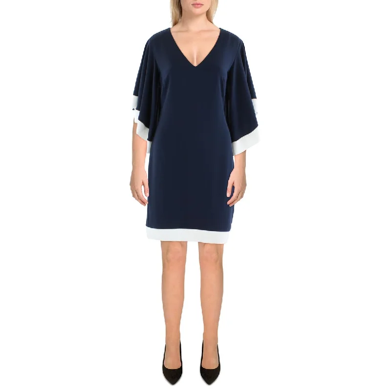 Lauren Ralph Lauren Womens Office Mini Wear To Work Dress Fashionable Lace Mini Dress