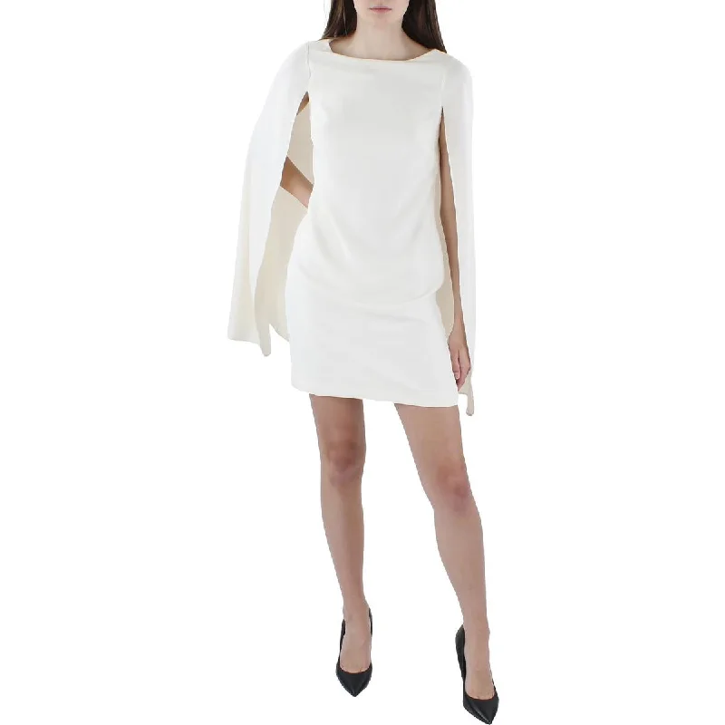 Lauren Ralph Lauren Womens Scuba Mini Sheath Dress Cozy Jersey Mini Dress