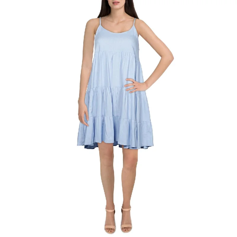 Love Ady Womens Knit Mini Sundress Fashionable A-Line Mini Dress