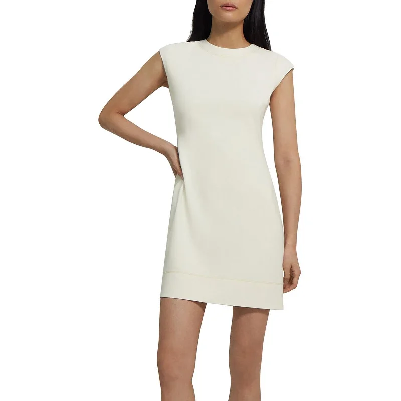 Theory Womens Office Mini Wear To Work Dress Chic Sleeveless Mini Dress
