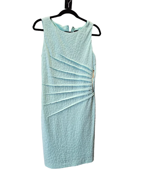 Aqua Dress Party Short Ivanka Trump, Size M Tunics Plaid country