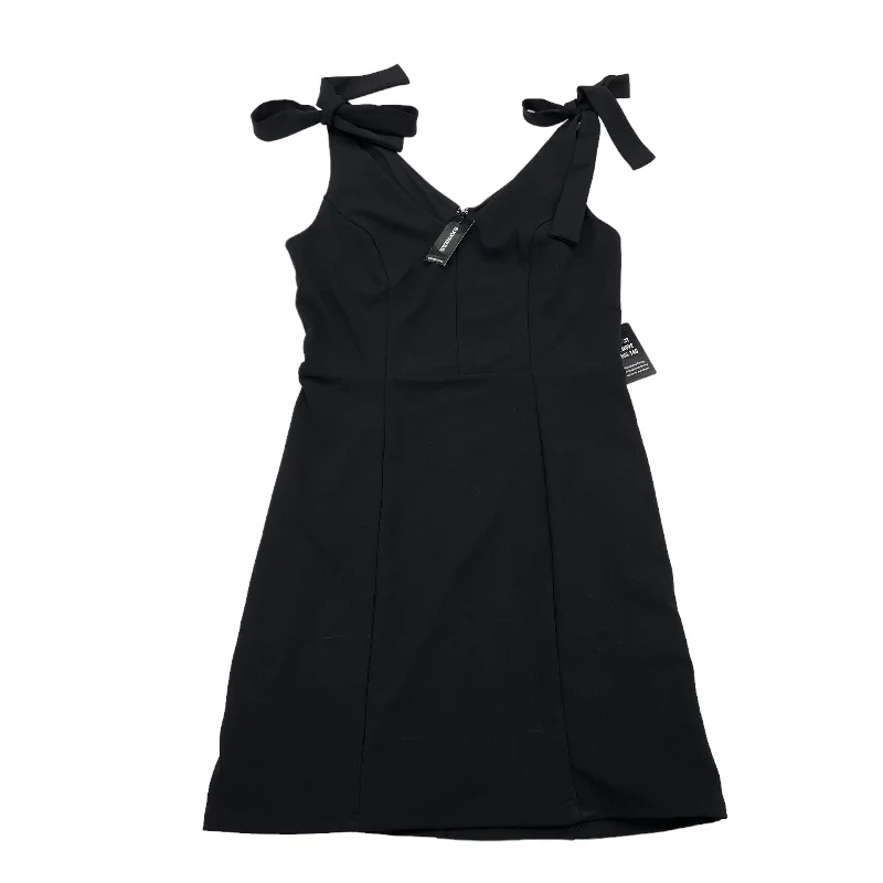 BLACK DRESS PARTY SHORT by EXPRESS Size:XS Peplum Ruffle Cocktail