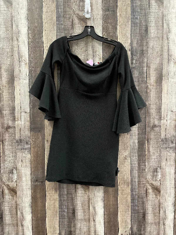 Black Dress Party Short Cme, Size M Tunics Fleece cozy