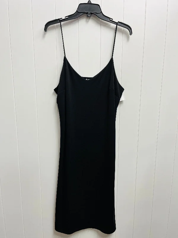 Black Dress Party Short Express, Size Xl Satin Halter Glamorous