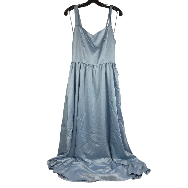 Blue Dress Party Long Cmc, Size M Lace Sexy Club