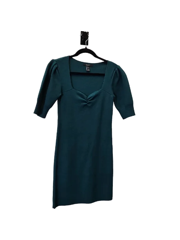 Green Dress Party Short Forever 21, Size M Tunics Polka dots