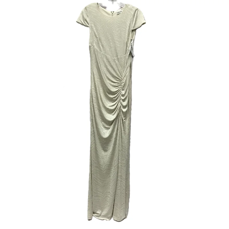 Ivory Dress Party Long By Calvin Klein, Size: M Tunics Favorite customer
