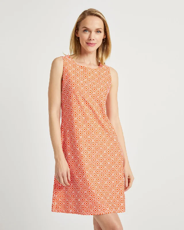 Jude Connally Beth Dress - Mini Links Geo Apricot Classic Black Mini Dress
