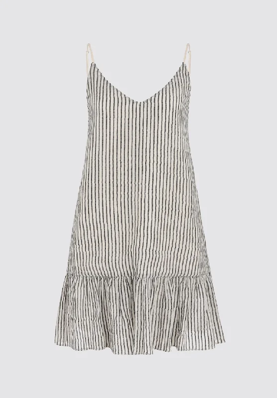 Liv Mini Ruffle Dress Comfortable Smocked Mini Dress