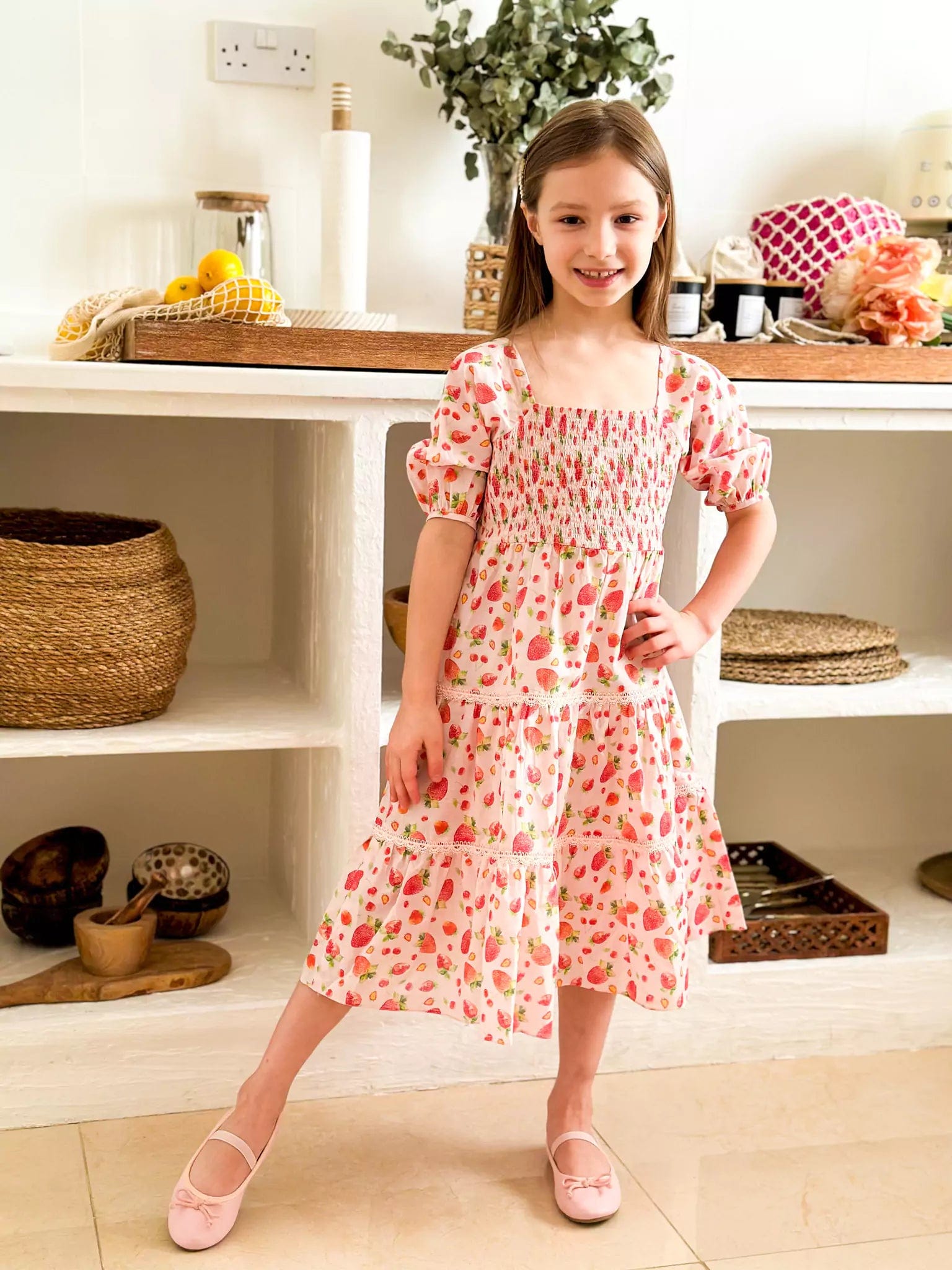 Mini Fragaria Strawberry Dress Trendy Crossover Mini Dress