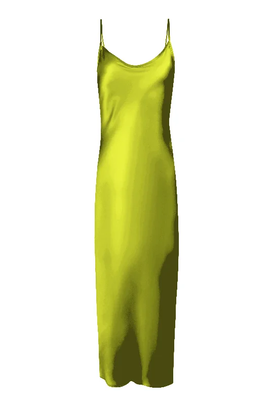 Minimal Slip Dress - Acid Stylish Ruffle Mini Dress