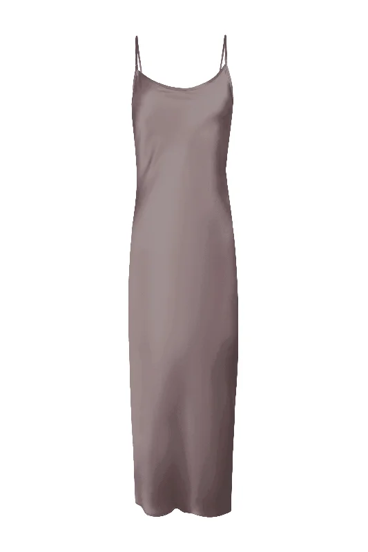 BM Minimal Slip Dress - Ash Cozy Knitted Mini Dress