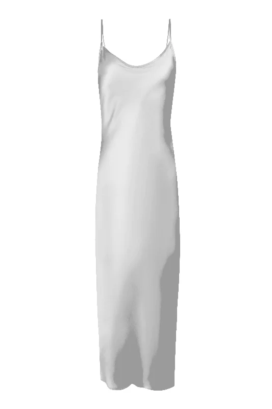 Minimal Slip Dress - Natural Classic White Mini Dress