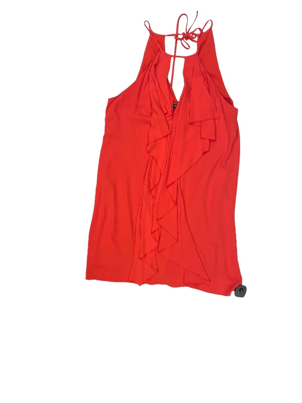 Orange Dress Party Short Bcbgmaxazria, Size S Tunics Business professional