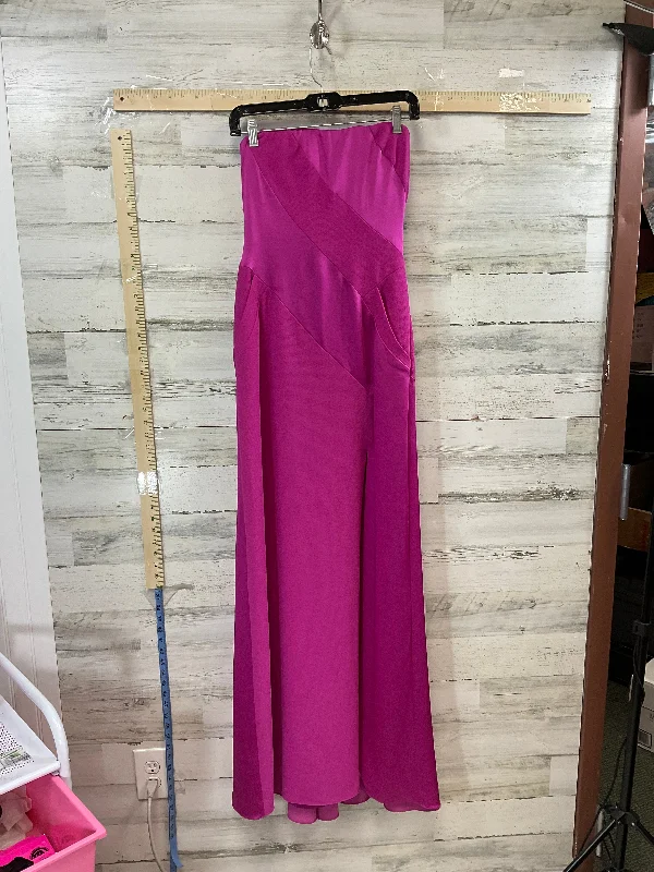 Pink Dress Party Long Bcbgmaxazria, Size S empire Waist empire