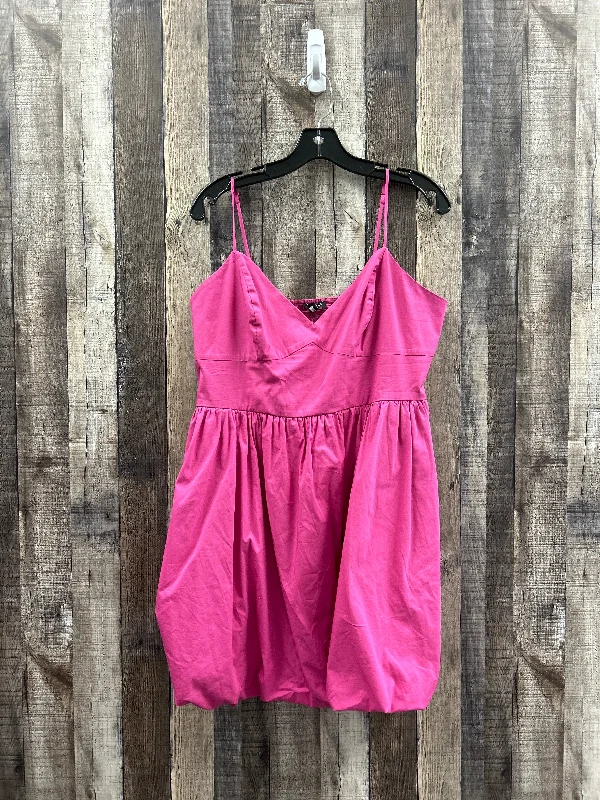 Pink Dress Party Short Express, Size L Tunics Canvas sturdy