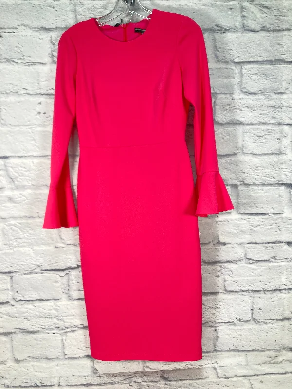 Pink Dress Party Short Maggy London, Size Xs High-Low Hemline Casual