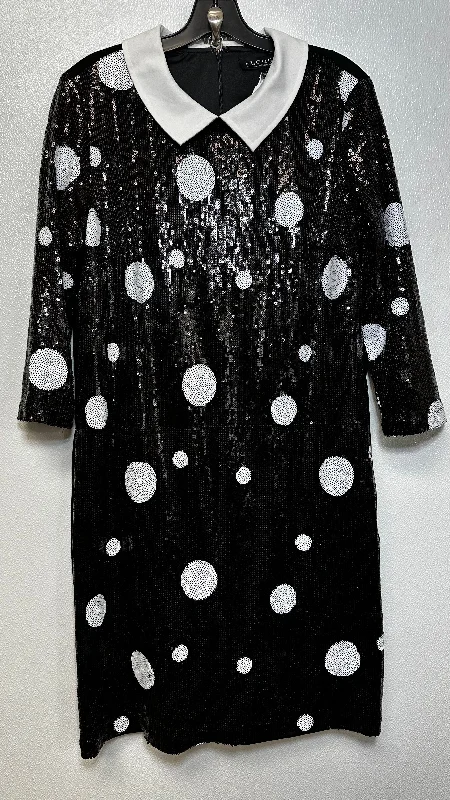 Polkadot Dress Party Short Eloquii, Size 16 Sequined Elegant Party