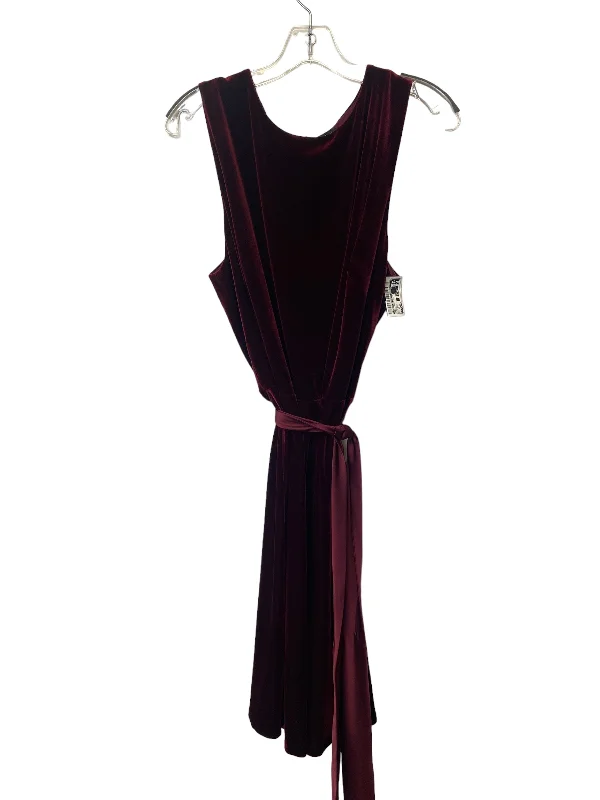Purple Dress Party Long Lauren By Ralph Lauren, Size 18 Tunics Versatile functional