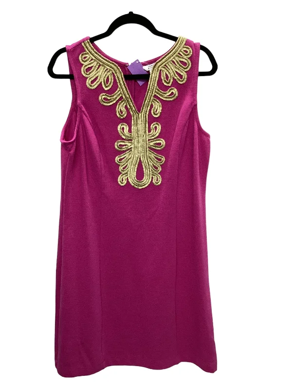 Purple Dress Party Short Crown And Ivy, Size Xl Tunics Print Colorful