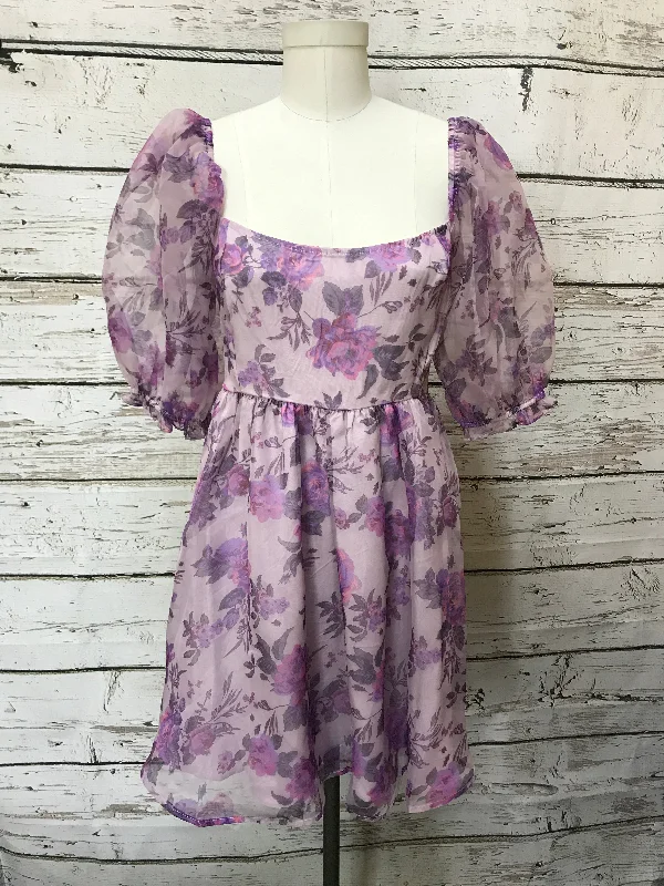 Purple Dress Party Short Francesca's, Size Xl Tunics Running lightweight