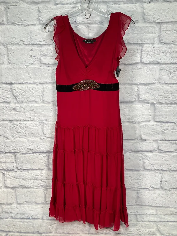 Red Dress Party Short Bcbgmaxazria, Size S Tunics Leisure comfortable