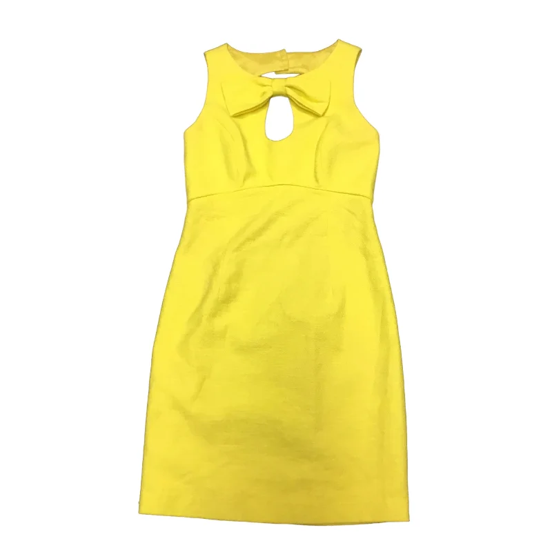 Yellow Dress Party Short Trina Turk, Size 4 Tunics Ceremony elegant
