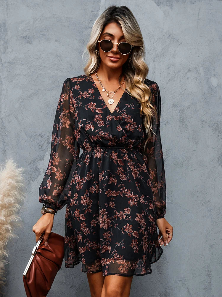 2024 A-Line Party Sundress for Spring Spring Boho Dress Tunics Long Elegant