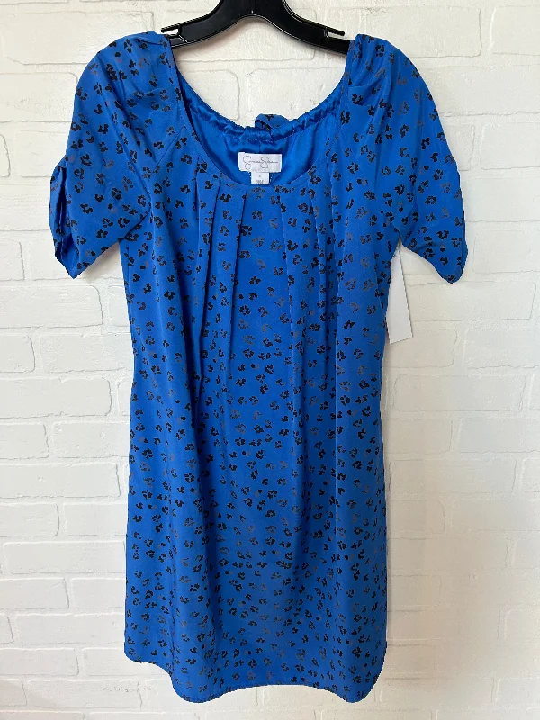 Black & Blue Dress Party Short Jessica Simpson, Size S Tunics Long Elegant